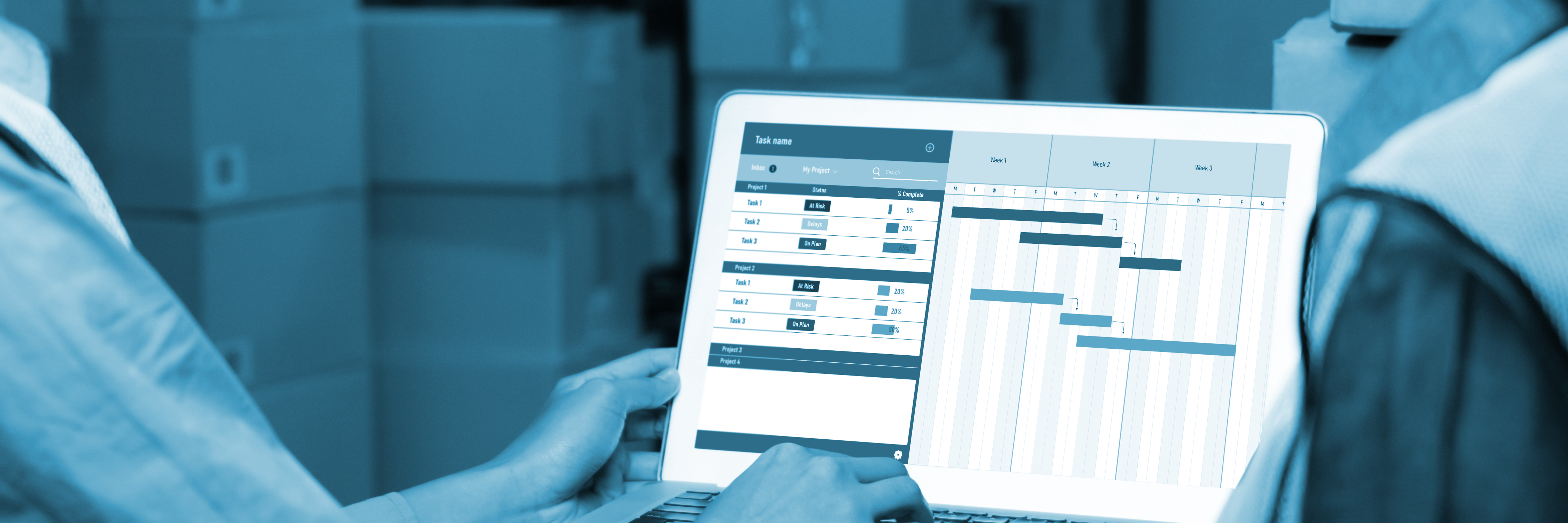 Kanban-Logistik-Materialsteuerung